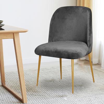 Gebogen armloze stoelhoes, hoes voor eetkamerstoel, herbruikbare hoezen voor stoelen met vleugelrug, hoezen voor moderne stoelzitting, wasbaar