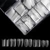 500Pcs Frosted False Nail Tips Half/Full Cover False Nail Tips Artificial Nail