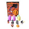 Halloweenowy Mini Automat z Kapsułkami z 6 Jajkami Niespodziankami Kolekcjonerskie Kreskówkowe Figurki na Upominki na Przyjęcie Interaktywny Prezent dla Dzieci Zajęcia Klasowe
