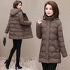 Middle-aged Winter Clothing Slim-fitting Long Cotton-padded Clothing Winter New Cotton-padded Jacket Thickened Down Cotton-padded Clothing Warm Jacket