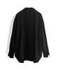 Kodeu Decorative Button Zipper Shirt_Bk