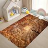 3D Tree Stump Area Rug Non Slip Washable Mat for Kids Playroom Living Room Nature Exploration Play Mat Rustic Home Decor