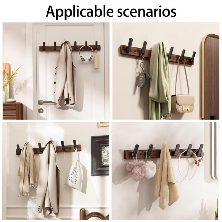 Various Hook Elegant Coat Rack for Wall Mounting Designs for Efficient Use in Bedrooms and Kitchens Storage Solution