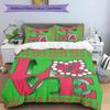 3pcs AKA Logo1 Pattern Bedding Set Duvet Cover Set Includes Duvet Cover &pillowcases, Perfect All Season Bedroom Decoration & Gift