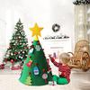 Happy New Year 3D DIY Felt Christmas Tree Kids Gift Ornaments Home Merry Christmas Decoration