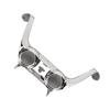 For PS5 Controller Faceplate DIY Replacement Clip Shell Decoration Accessories with Joystick Covers Silver