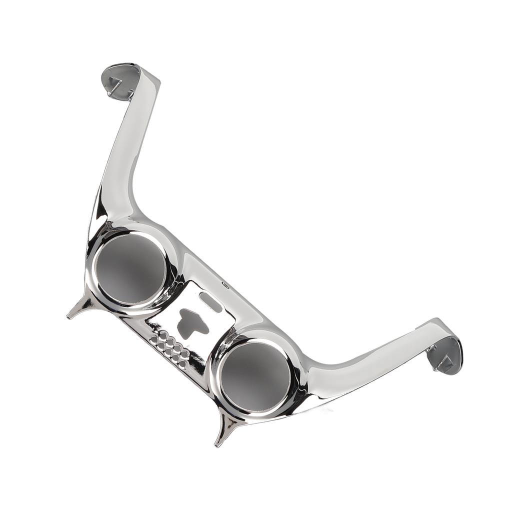 For PS5 Controller Faceplate DIY Replacement Clip Shell Decoration Accessories with Joystick Covers Silver