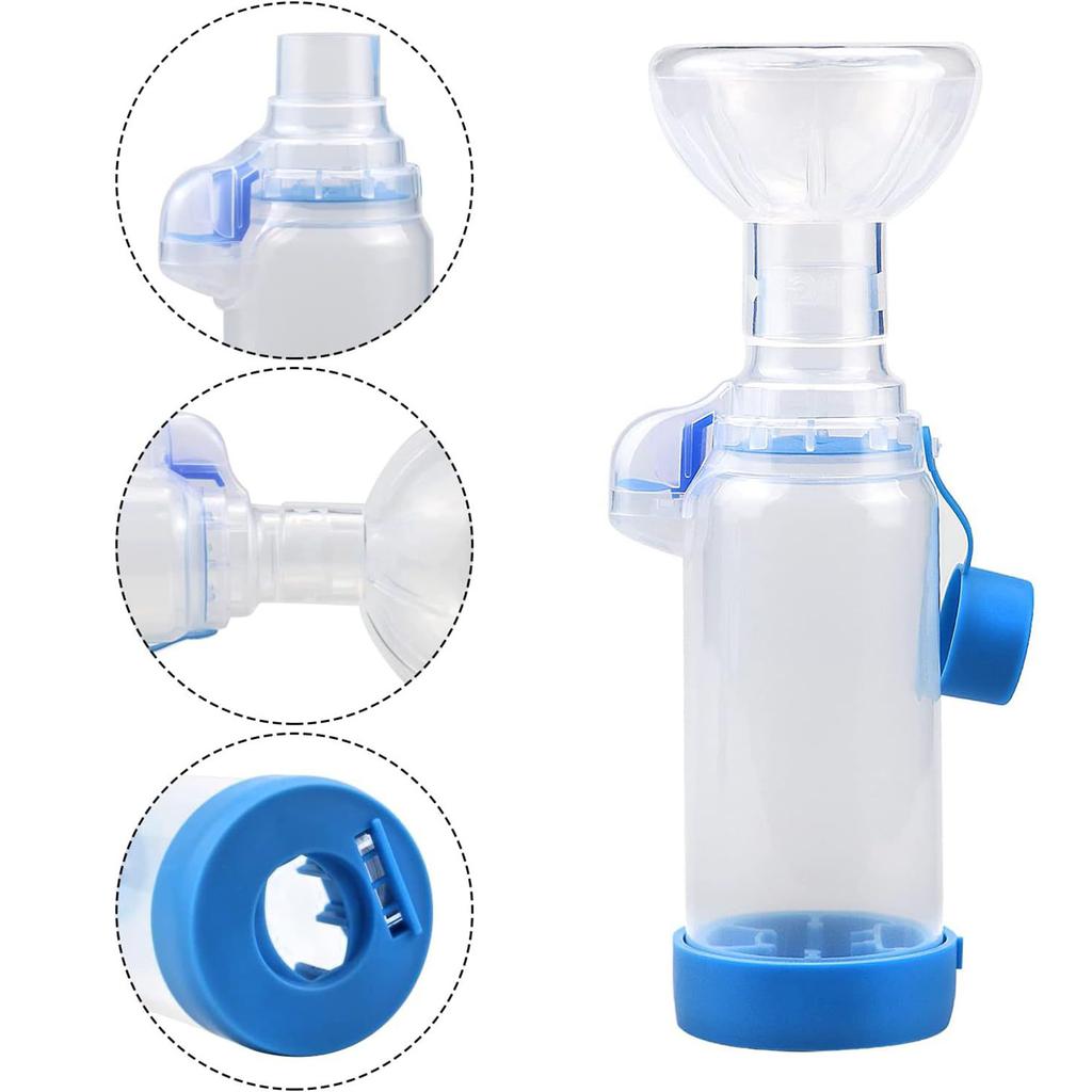 Manuell Katt Hund Nebulisator for Pusteproblemer Nebulisatormaske for Katter og Hunder Bærbar Håndholdt Inhalator Avstandsstykke