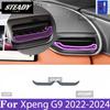För Xpeng G9 2022-2024 Bilinteriör Mittkonsol Transparent TPU Färgskyddsfilm Klistermärke mot repor LCD-skärm PPF-film