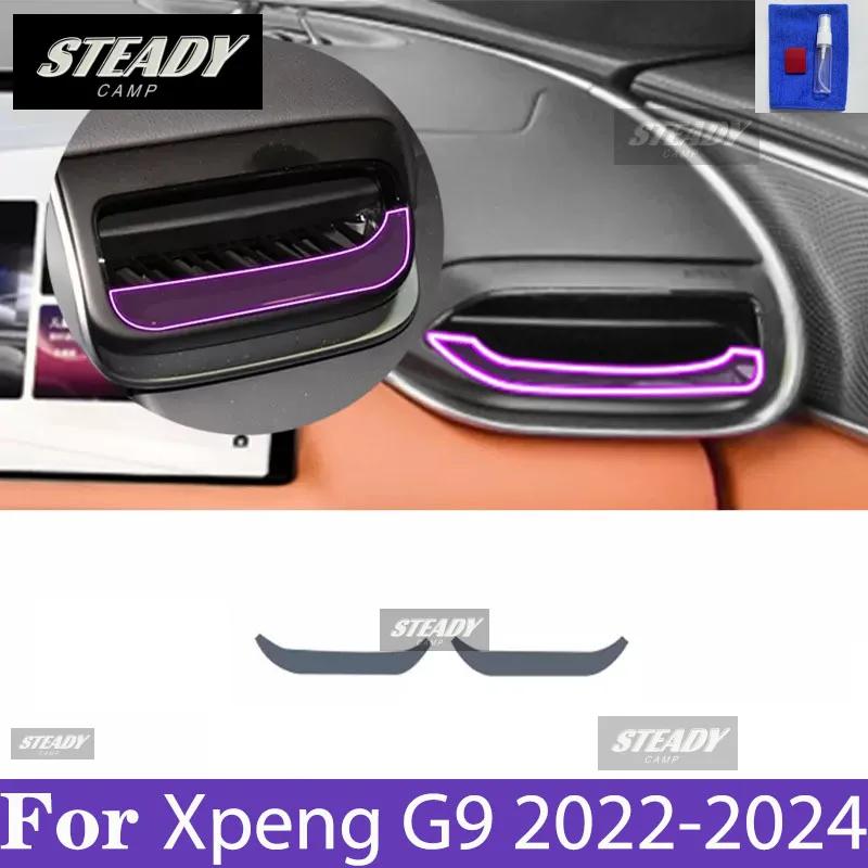 För Xpeng G9 2022-2024 Bilinteriör Mittkonsol Transparent TPU Färgskyddsfilm Klistermärke mot repor LCD-skärm PPF-film
