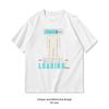 Mental Loading Minimal Tech Humor Tshirt Woman Man Summer Cotton Graphic T Shirts Adult Casual Breathable Outdoors Shortsleev