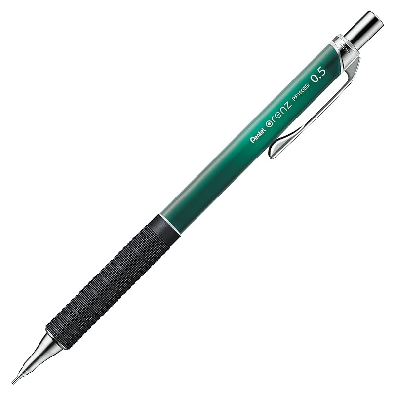 

Pentel mechanical pencil Orens metal grip limited 0.5mm forest green XPP1505G2-L1