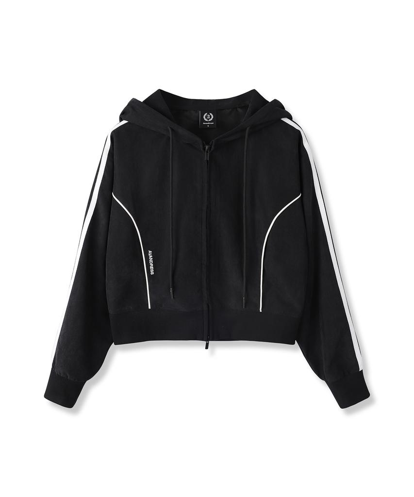 Avandress Bliss Crop Hood Zip-Up_5Colors