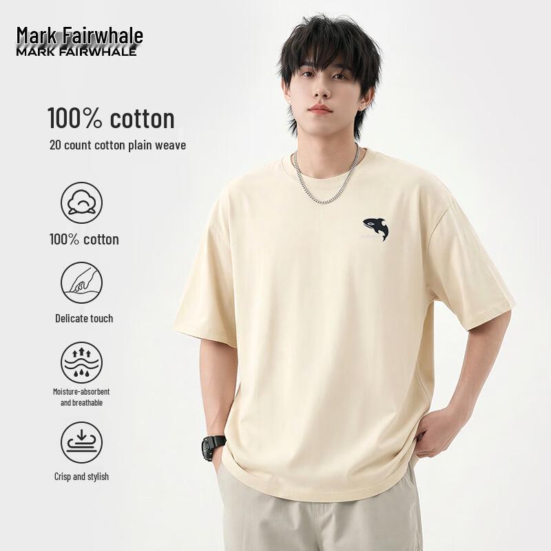 MARK FAIRWHALE Men s Cotton Short Sleeve T-Shirt 4XL