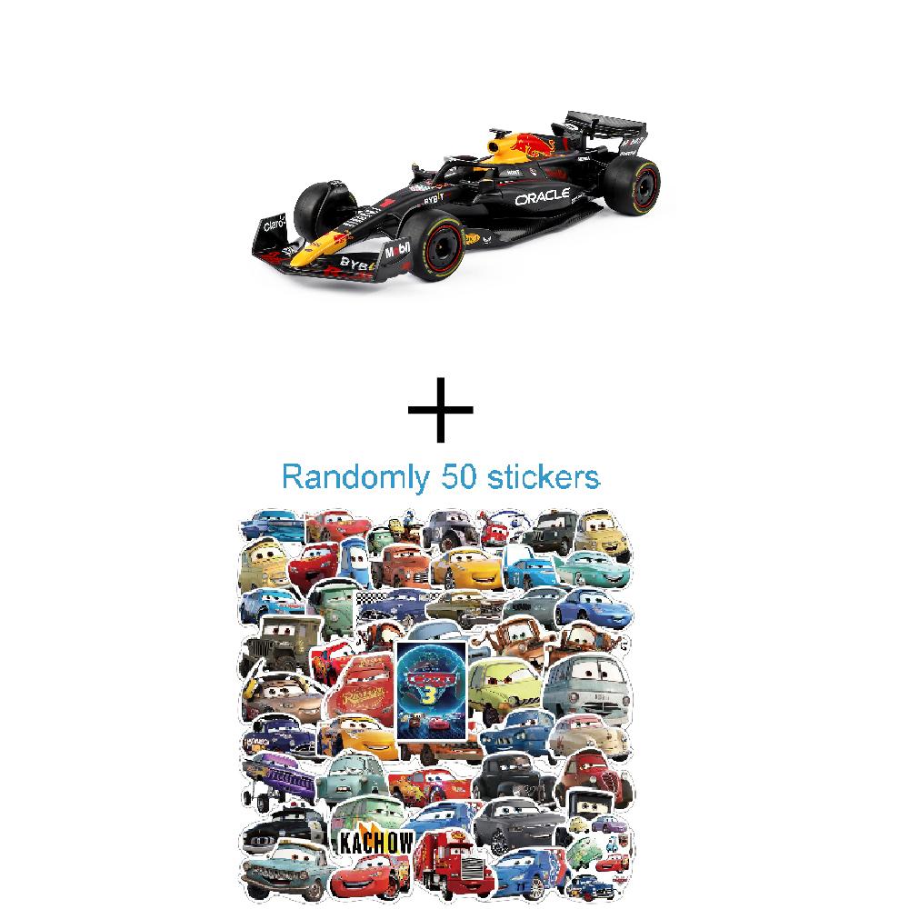 1:24 Modèle Oracle Red Bull Racing RB19 Voiture Jouet Verstappen Glisse Avant Métal Moulé Sous Pression Supercars Jouets Cadeau d'Anniversaire pour Garçons