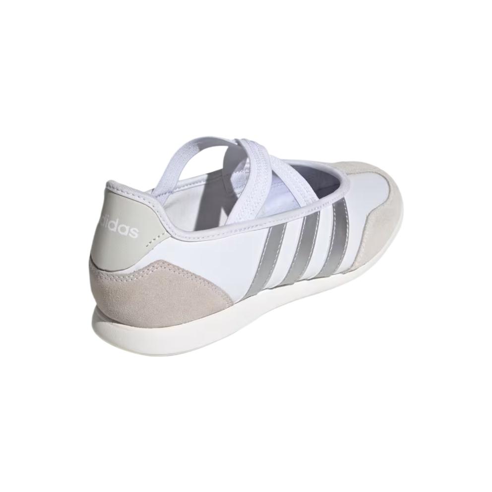 adidas Barreda Mary Jane Cloud White Silver Metallic Off White Women Sneakers HQ7400