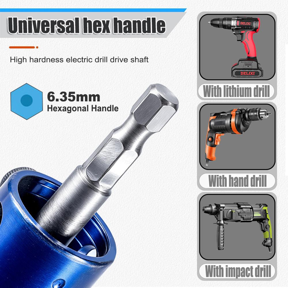 Electric Wire Extractor for Hand Drills Universal Pipe Cutter for 4mm, 6mm, and 1-inch Faucets Manual Tool