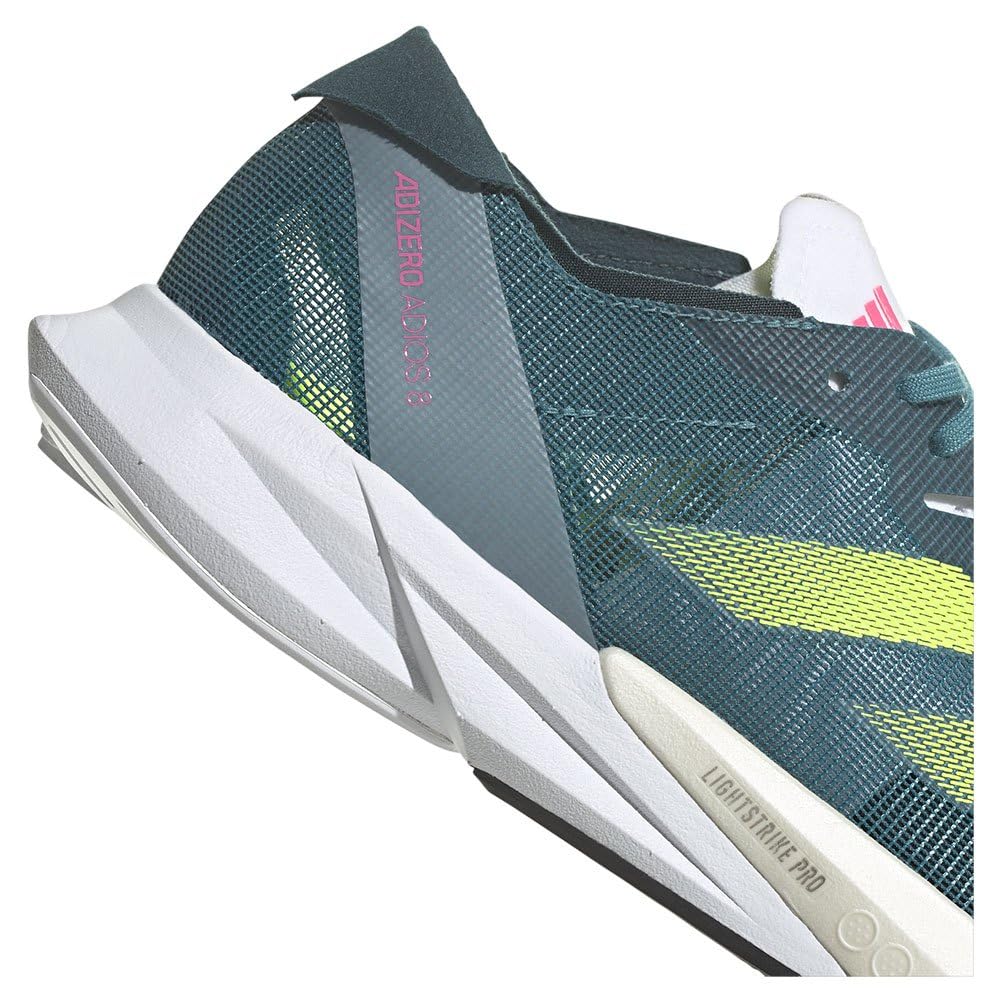 Adidas Adizero Japan 8W Women's Running Shoes, Size 23.5, Blue Gray and Lemon Yellow