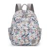 Bedruckter Nylon-Rucksack Studenten-Schultasche Damen Leichter Reiserucksack