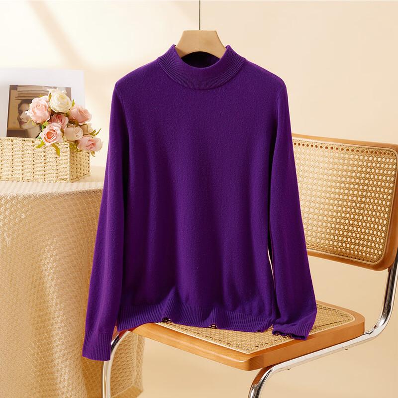 Damski sweter z golfem Jinjuan, 100% wełna merynosów