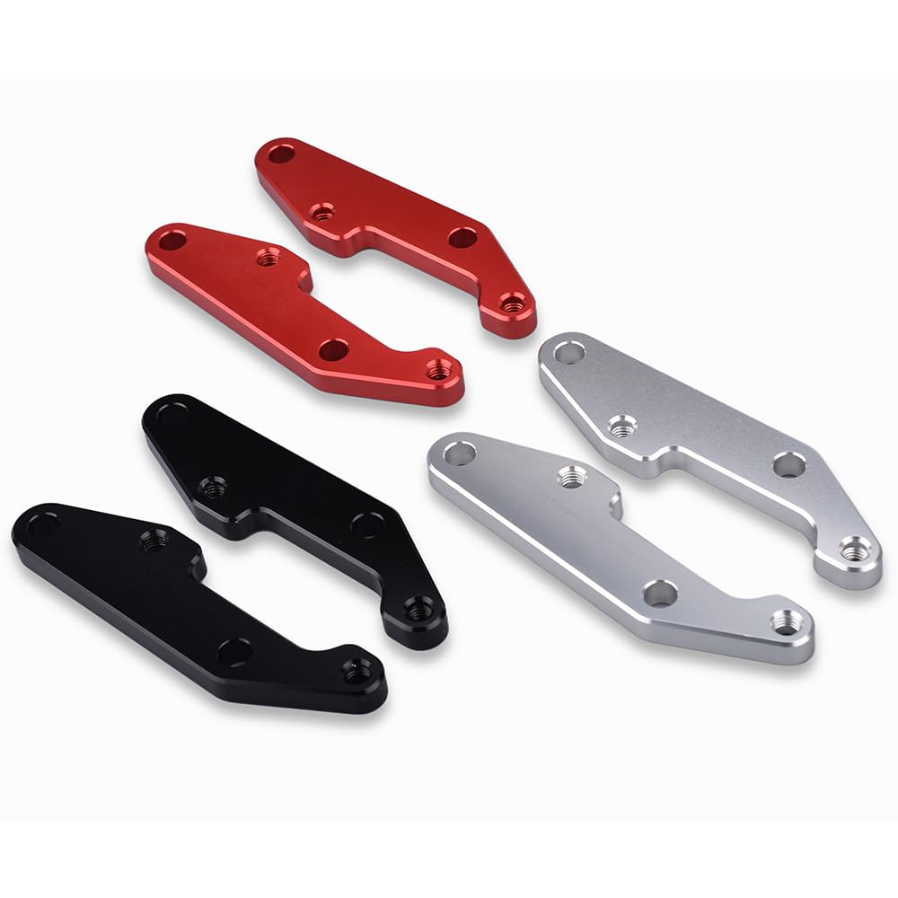 LEDISHUN Back Step Adjuster Step Offset Plate for Honda CBR650R CB650R 2019-2025 (Black)