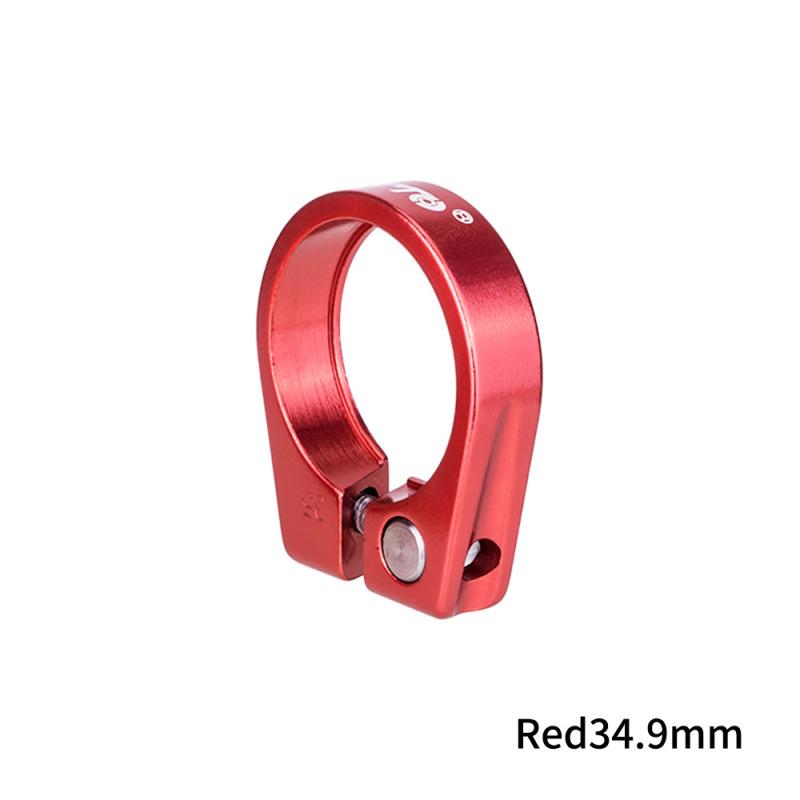 Cycling Saddle Tube  Clamp Seat Post Lock For 28.6 31.8 34.9 Mtb Bike Fixie Gear