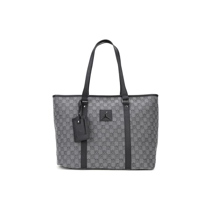 

Jordan Water-Repellent Fabric Tote Bag Shopping Bag Handbag Shoulder Bag Men s Gray Jordan HF1890-070 серый