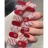 6styles Christmas Nail Art Stickers Dot Snowflake Designs Gel Nail Decals Perfect for New Year DIY Manicures No UV Lamp Needed