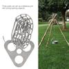 Outdoor Camping Tripod Pot Hanger Picnic Fire Stand Stainless Steel Tripod Hook Camping Supplies