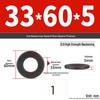 High-Strength Class 12.9 Flat Washer - Thickened & Widened, Sizes M6-M42