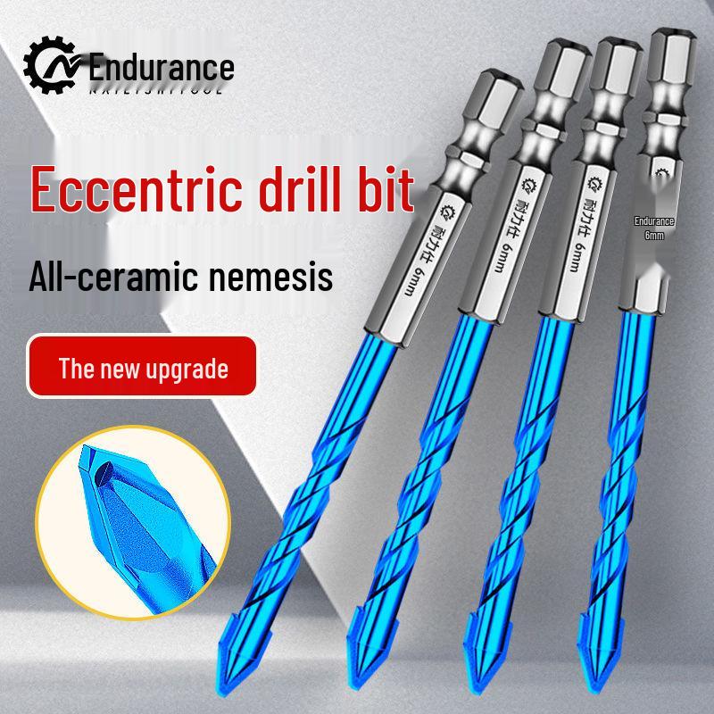 Eccentric Tile Hole Saw Drill Bit for Electric Drills