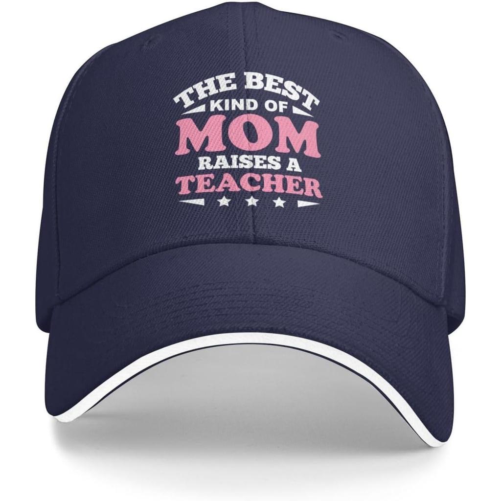 Die beste Art von Mutter erzieht einen Lehrer Baseballkappe Polyester Lässig Verstellbar Erwachsenenhut