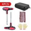 Car & Motorcycle Vacuum Tire Repair Kit with Rubber Strips & Quick Glue