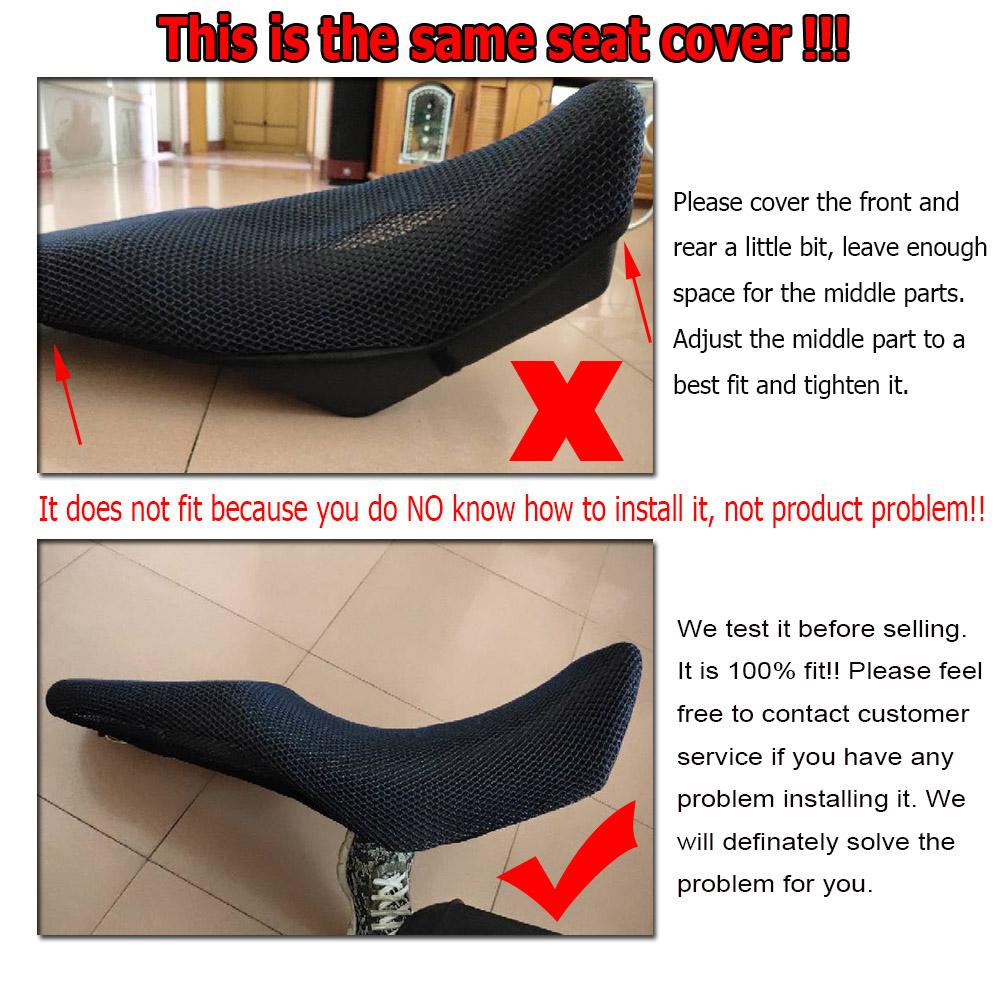 Motorcycle Accessories For 2017-2024 Honda X-ADV 750 X ADV XADV 750 XADV750 Rear Seat Cowl Cover 3D Mesh Net Sunproof Protector