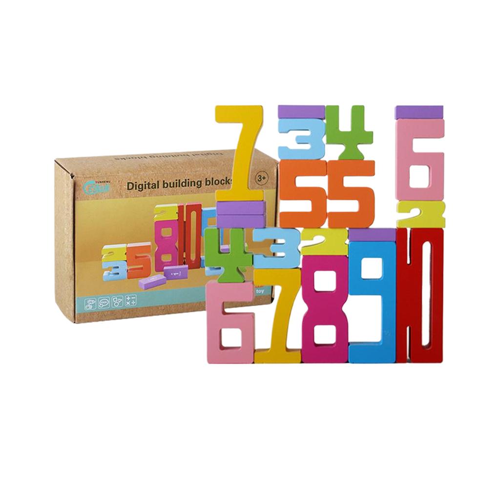 Kids Mathematical Learning Game Wooden Blocks Toy For Early Education Number Blocks Toys For Kids