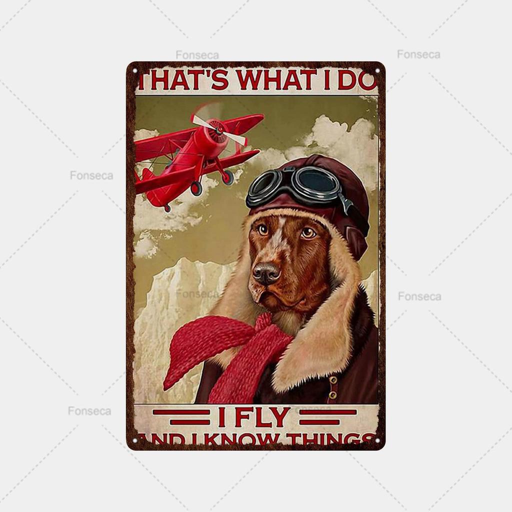 Inspirational Sign Small Animal Metal Sign Vintage Tin Sign Metal Vintage Bar Vintage Wall Decor Bar Club Metal Poster