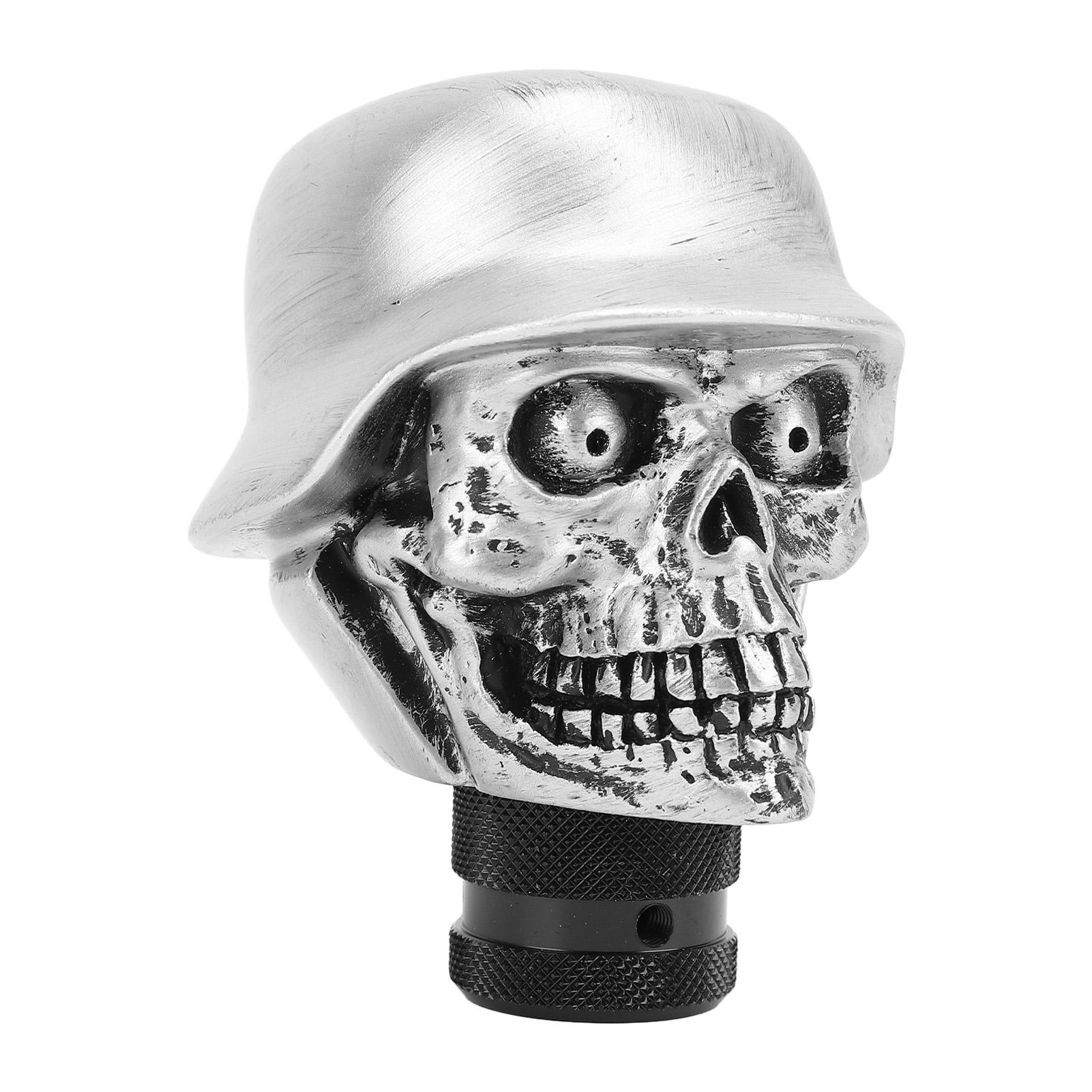 

Ручка переключения передач в виде черепа 8 мм 10 мм 12 мм Адаптеры Смола Череп Ручка рычага переключения передач для