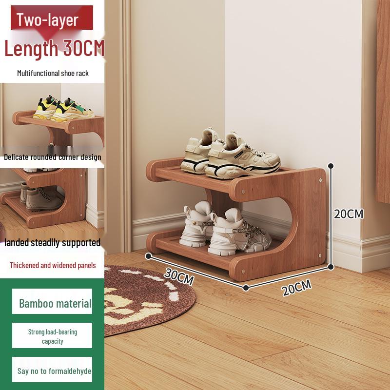 Narrow Corner Shoe Rack: Space-Saving Multi-Layer Shelf for Entryway