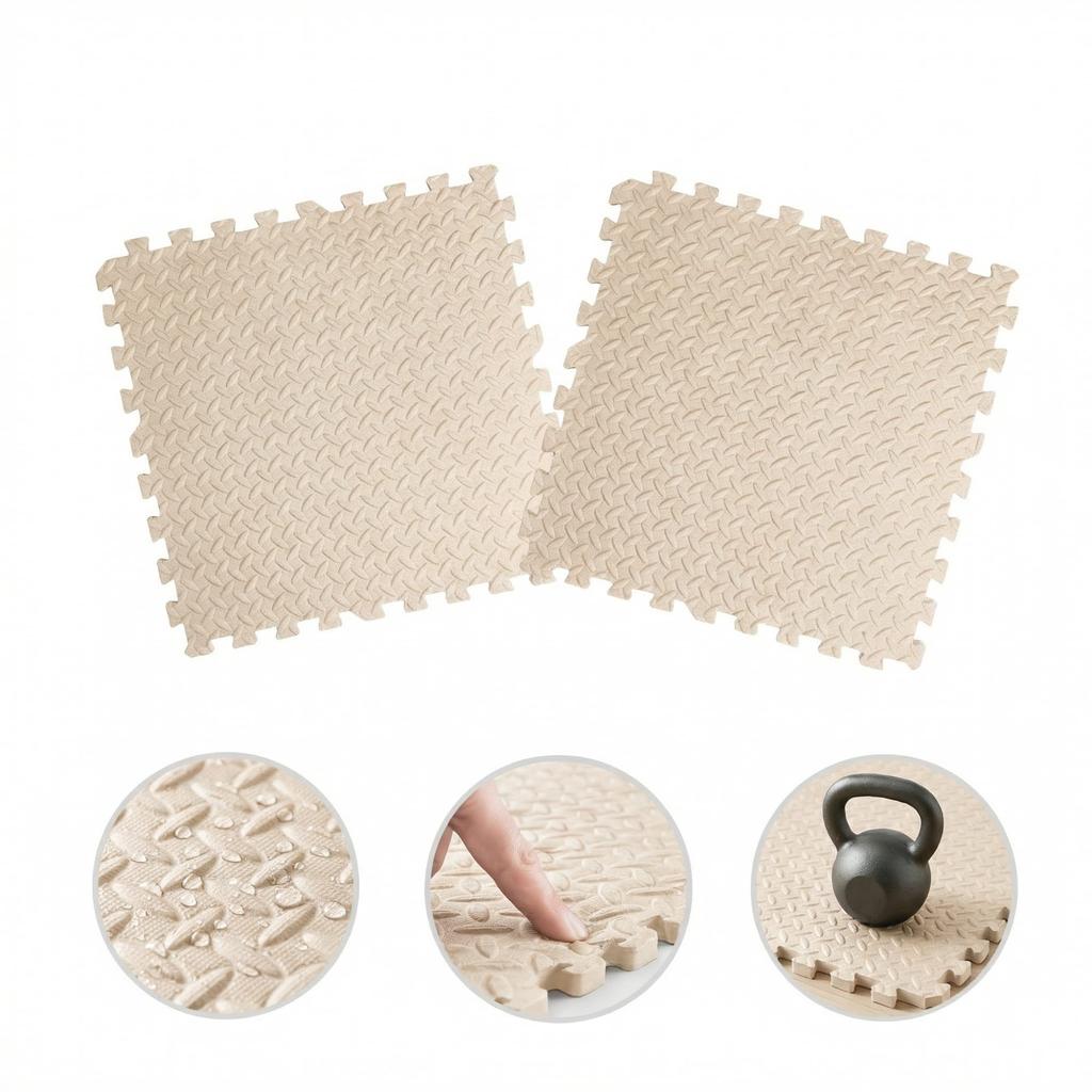 X-Star Foam Mat 4 Pcs. 60X60Cm - Beige