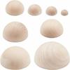 B50C 8 Sizes Half Round Pottery Molds Wooden Top Tool, Pottery Plate Press-Tool For Making Pottery Bowls And Plates