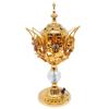 YXY Arabia Electronic Incense Burner 110V/220V Carbon Spice Stove Bakhoor Censer Exquisite Household Metal OUD Incense Holder