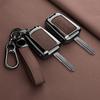 2 3 Button Zinc Alloy Leather Car Key Cover Is Suitable For Mitsubishi Eclipse Cross Outlander Sport Mirage G4 Lancer Keychains