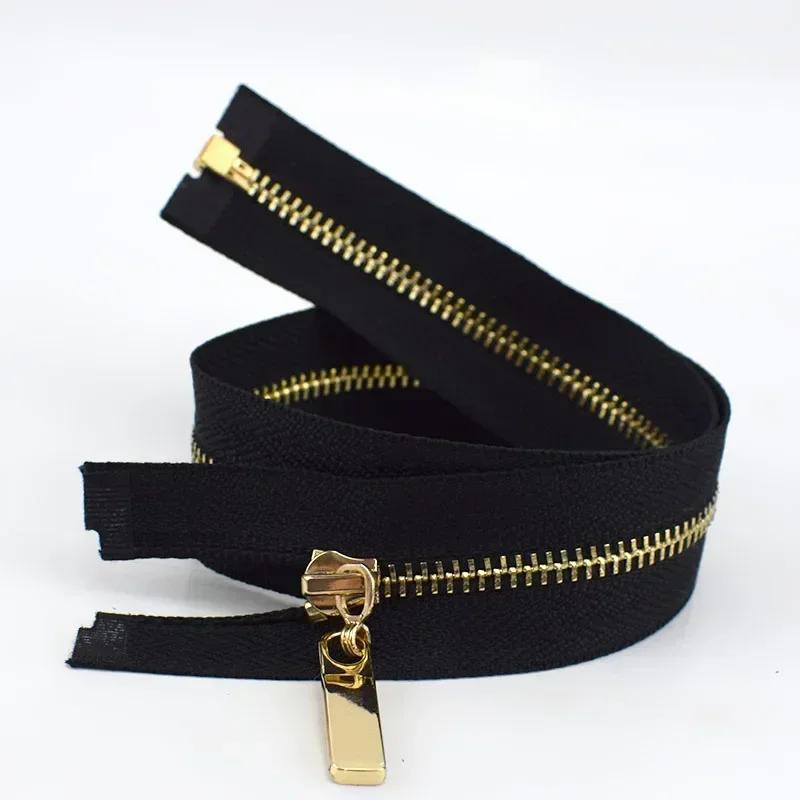 2/5Pcs 3# 40-70cm Open-end Metal Zippers for Sewing Jacket Coat Zipper Tapes Clothes Tent Zip Repair Kit DIY Garment Accessories