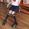 Long Knee-high Socks, High Socks, Cotton Calf Socks, Badge Embroidered Knee-high Socks, Student Socks, Long Socks