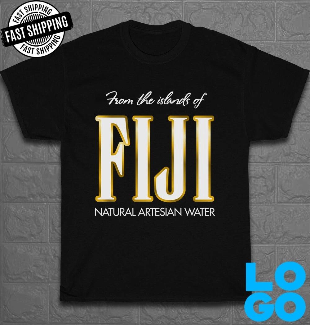 

New Fiji Water Logo Men s Funny T-Shirt Made In USA Size S to 5XL S