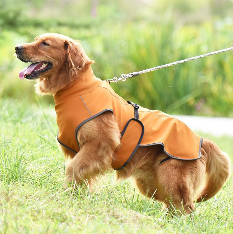 New Reflective Dog Clothes Warmth Pet Stormtrooper Clothes Golden Retriever Labrador Retriever Pet Dog Cotton Outdoors Clothes S