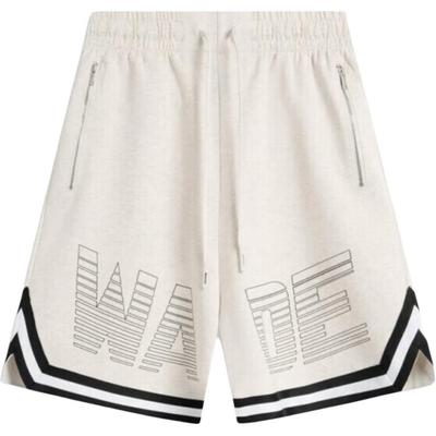 Li Ning Comfortable Simple Versatile Loose Breathable Sports Casual Shorts Men Shorts Flower-Gray Tile-Gray AKSV021-2