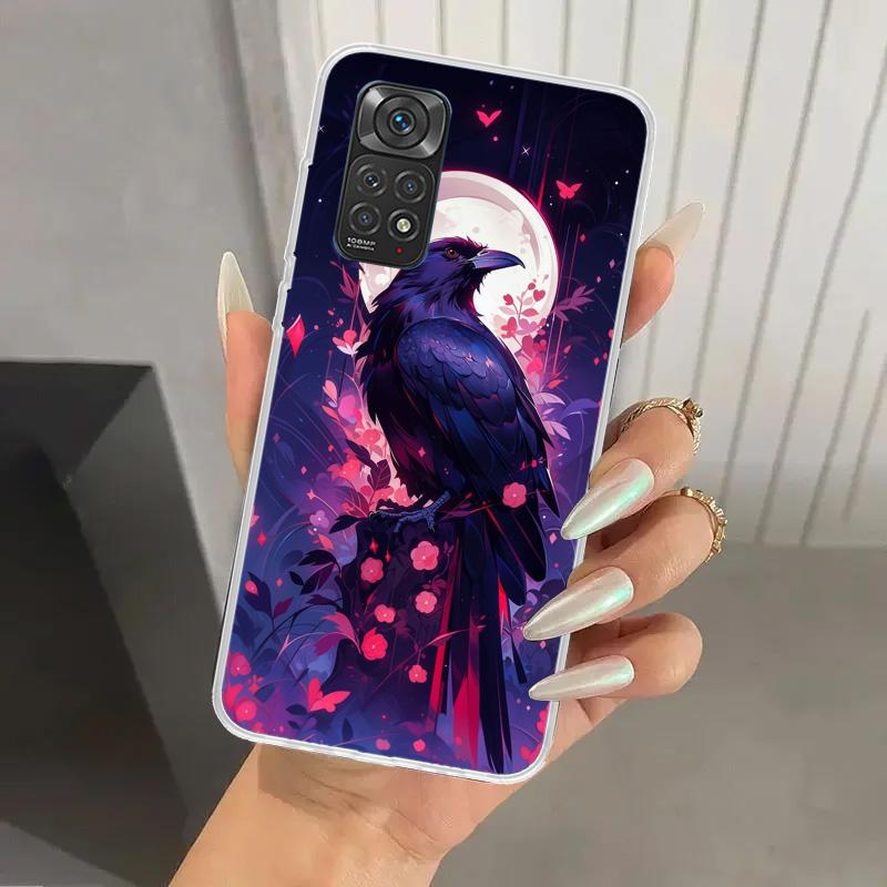Animal Oil Painting Bird Phone Case for Xiaomi Redmi Note 15 14 14S 13 12S 12 Pro 11S 11 Plus 11T 11E 10S Soft Funda Print Shell