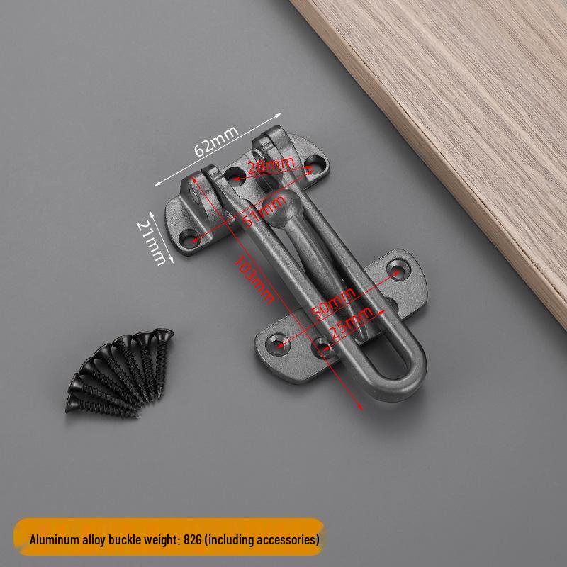 Alloy Anti-Theft Door Lock Chain with Safety Clasp