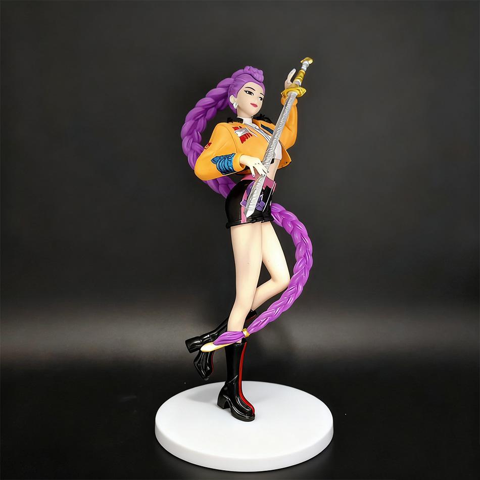 20cm New Kpop Demon Hunters Figure Toy PVC Cartoon Gaming Peripherals Desk Decoration Collection Rumi Figures Model For Kid Gift